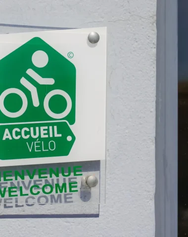 Plaque Accueil vélo